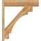 Ekena Millwork Merced Block Rough Sawn Outlooker, Western Red Cedar, 8"W x 36"D x 40"H OUT08X36X40MRC05RWR - alternate 4
